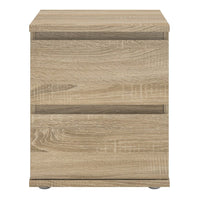 Thumbnail for Nova Bedside 2 Drawer in Oak