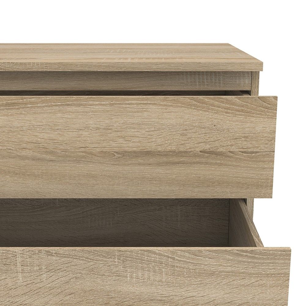 Light Oak Chest of 3 Drawers Handle Free