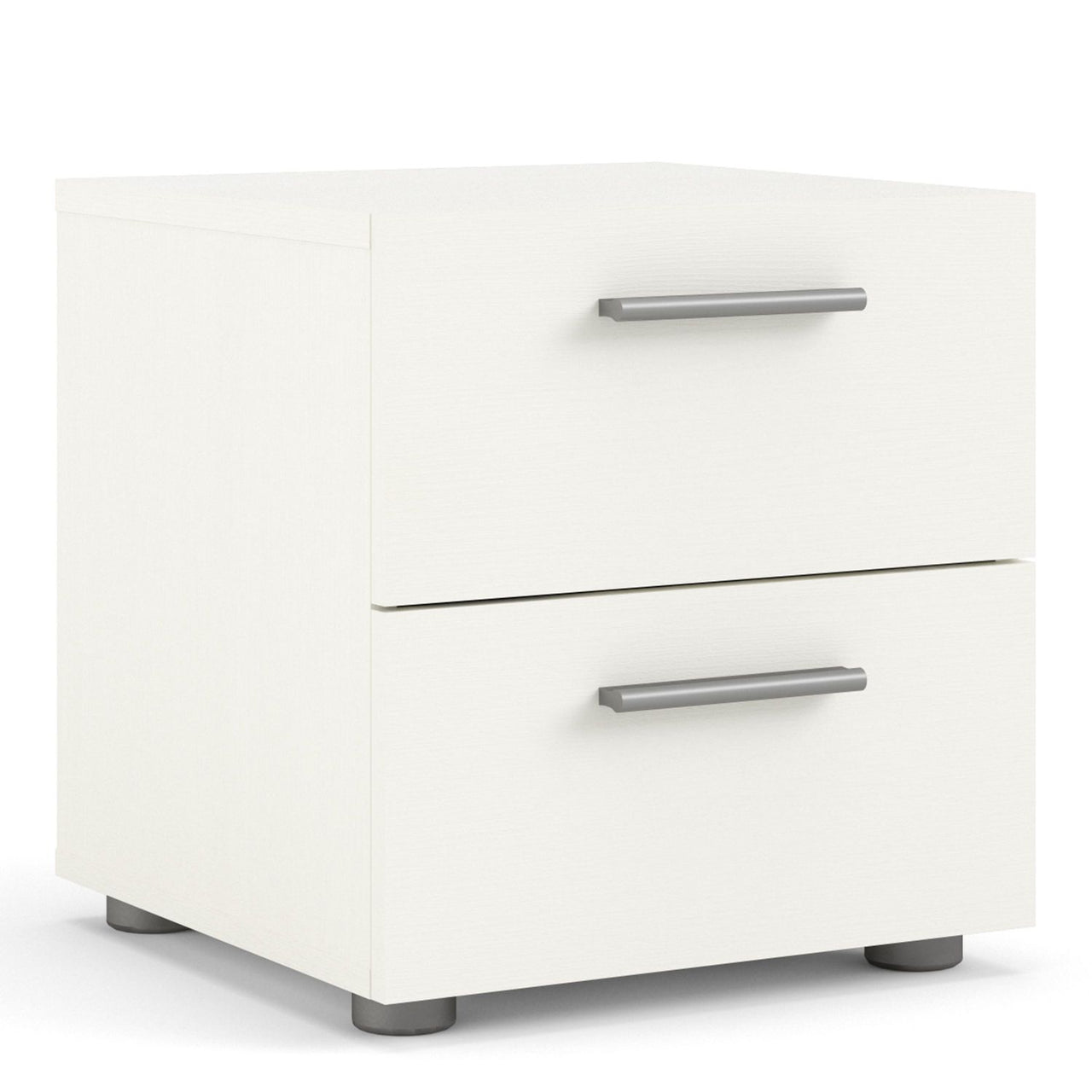 Pepe Bedside 2 Drawers in White Woodgrain