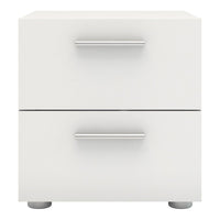 Thumbnail for Pepe Bedside 2 Drawers in White