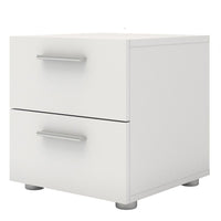 Thumbnail for Pepe Bedside 2 Drawers in White