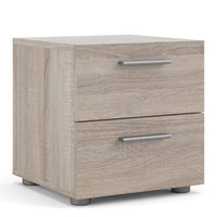 Thumbnail for Pepe Bedside 2 Drawers in Truffle Oak