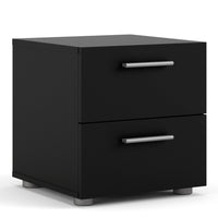 Thumbnail for Pepe Bedside 2 Drawers in Black