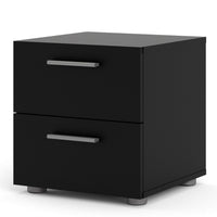 Thumbnail for Pepe Bedside 2 Drawers in Black