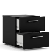 Thumbnail for Pepe Bedside 2 Drawers in Black