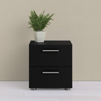 Thumbnail for Pepe Bedside 2 Drawers in Black