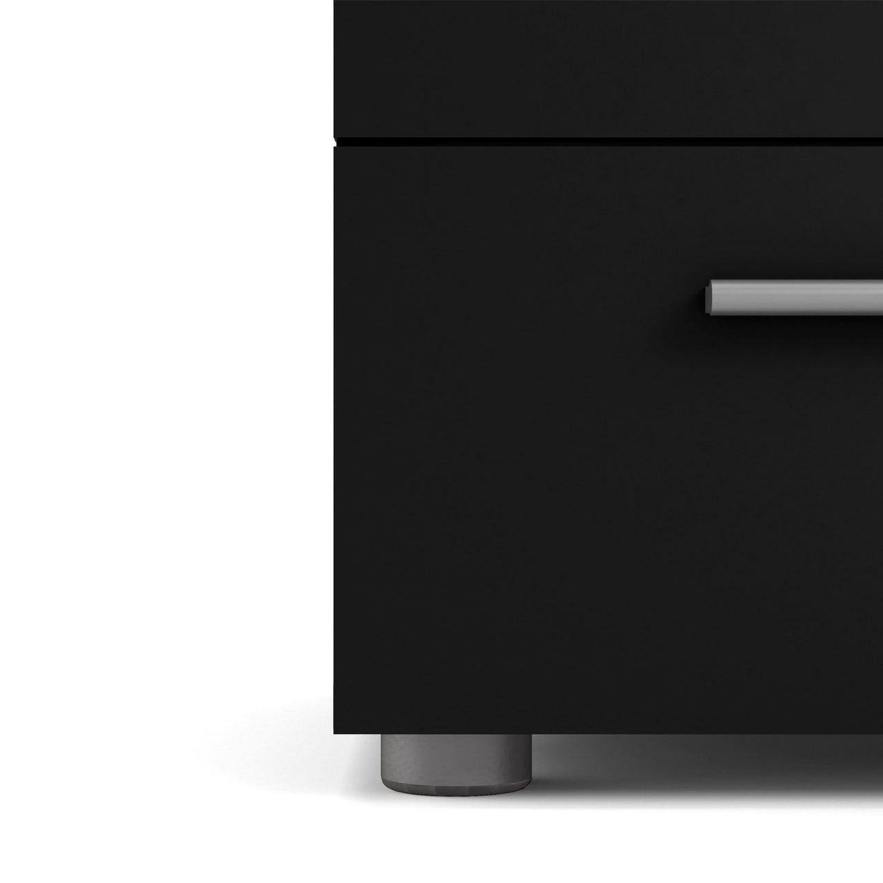 Pepe Bedside 2 Drawers in Black