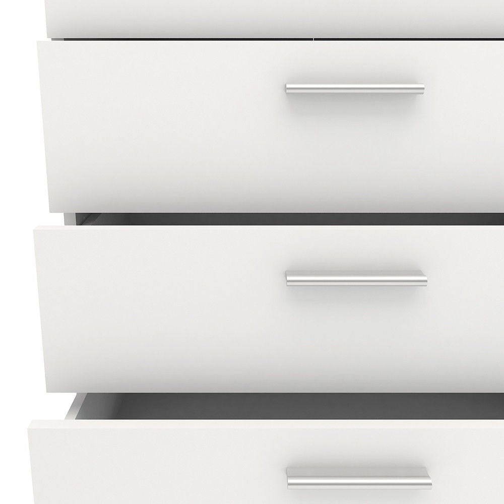 White Effect Chest of 5 Drawers 102cm x 70cm