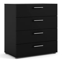 Thumbnail for Pepe Chest of 4 Drawers in Black