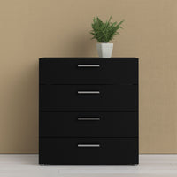 Thumbnail for Pepe Chest of 4 Drawers in Black