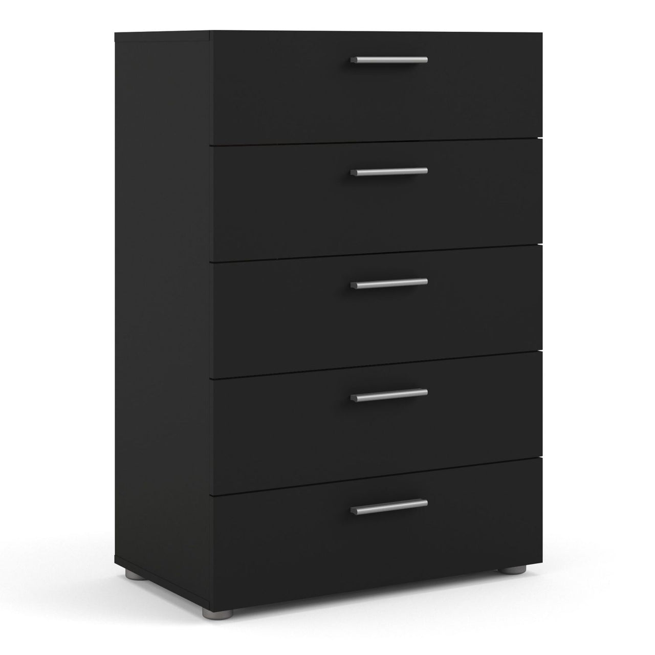 Pepe Chest of 5 Drawers in Black