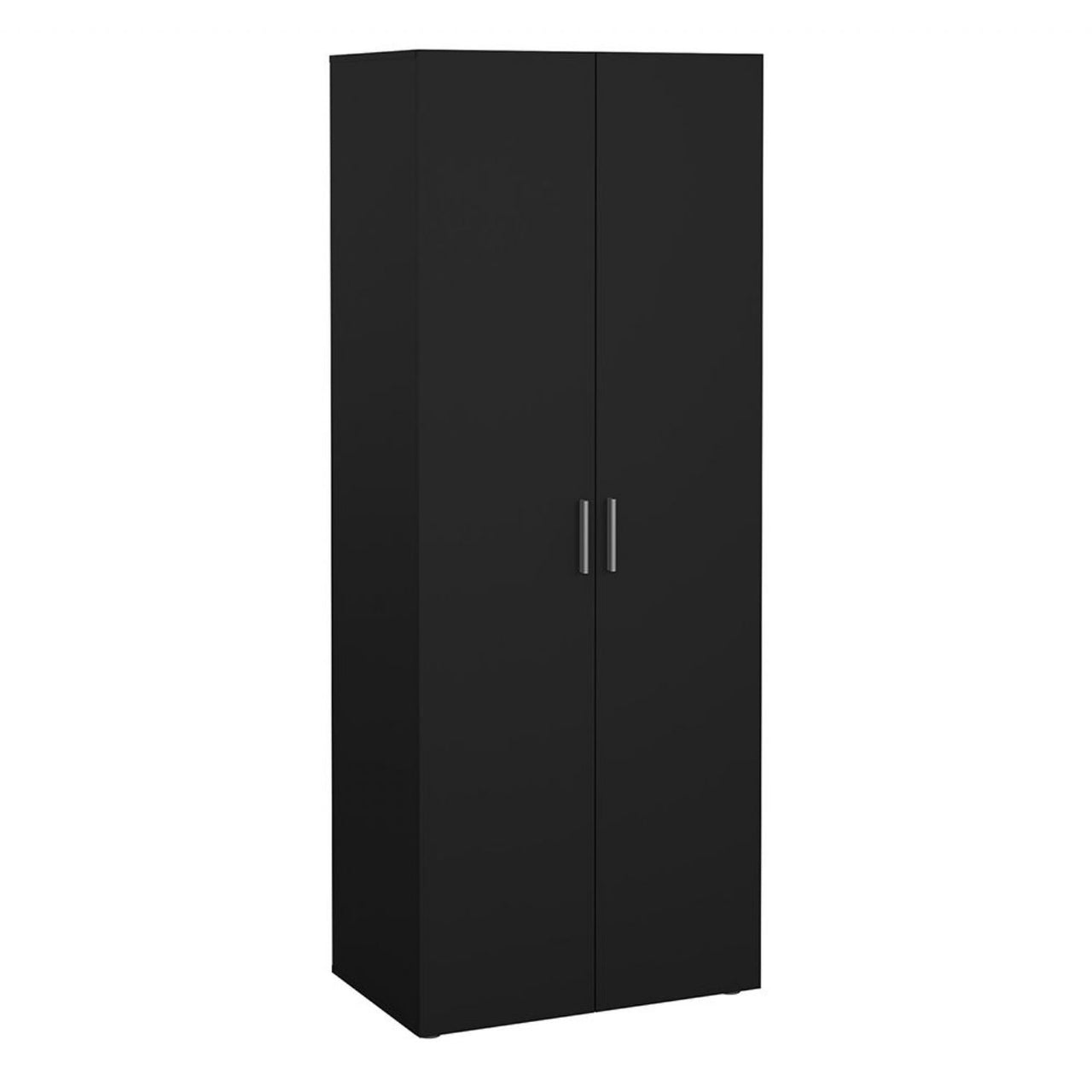 Pepe Package Bedside 2 Drawers + Chest of 4 Drawers + Wardrobe with 2 doors in Black