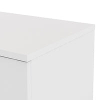 Thumbnail for Large TV Media Unit 1 Drawers 2 Shelf White High Gloss 116cm Wide