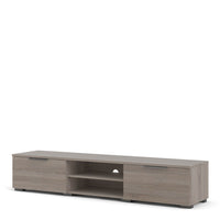 Thumbnail for Match TV Unit 2 Drawers 2 Shelf in Truffle Oak