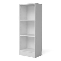 Thumbnail for Basic Low Narrow Bookcase (2 Shelves) in White