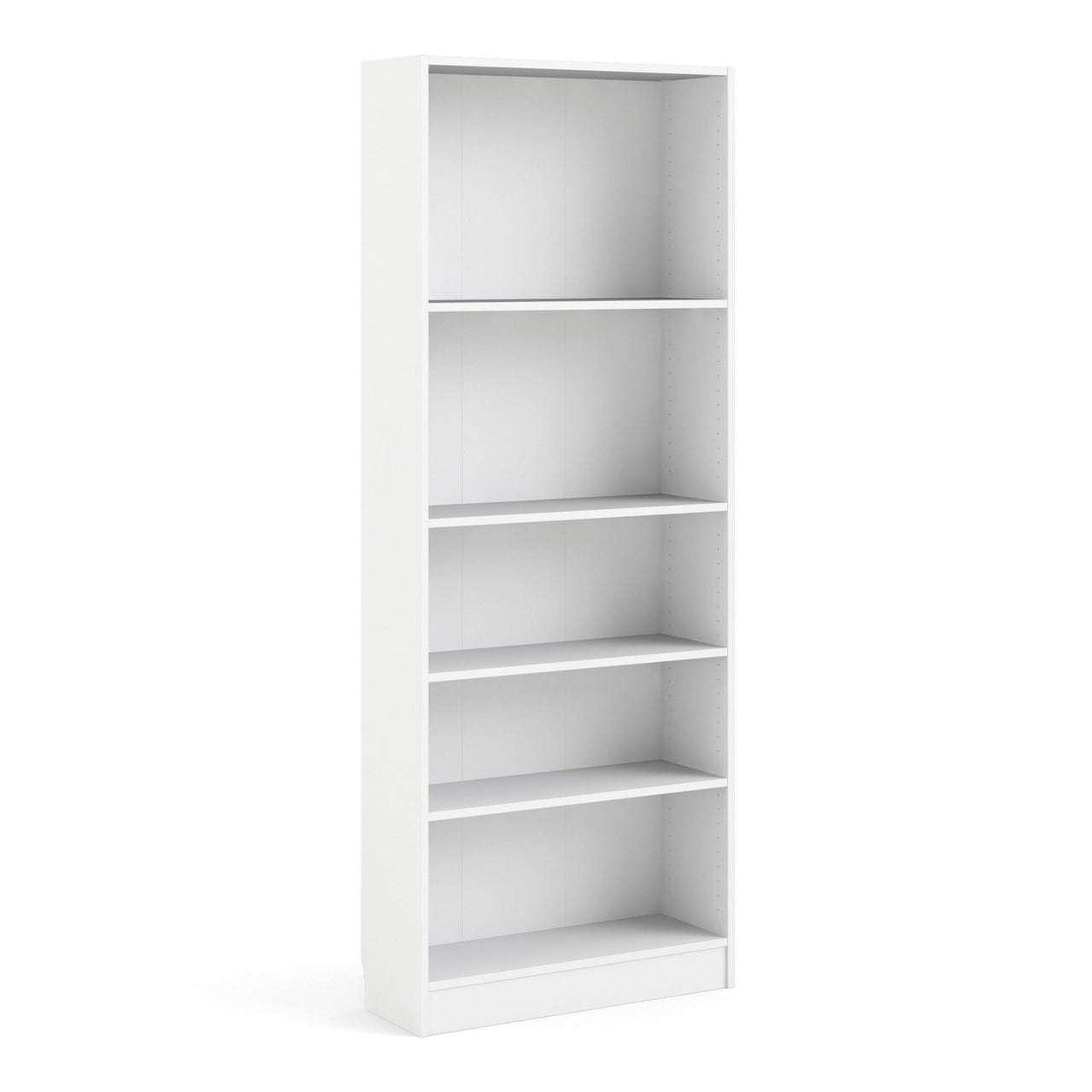 White Tall Wide Open Bookcase