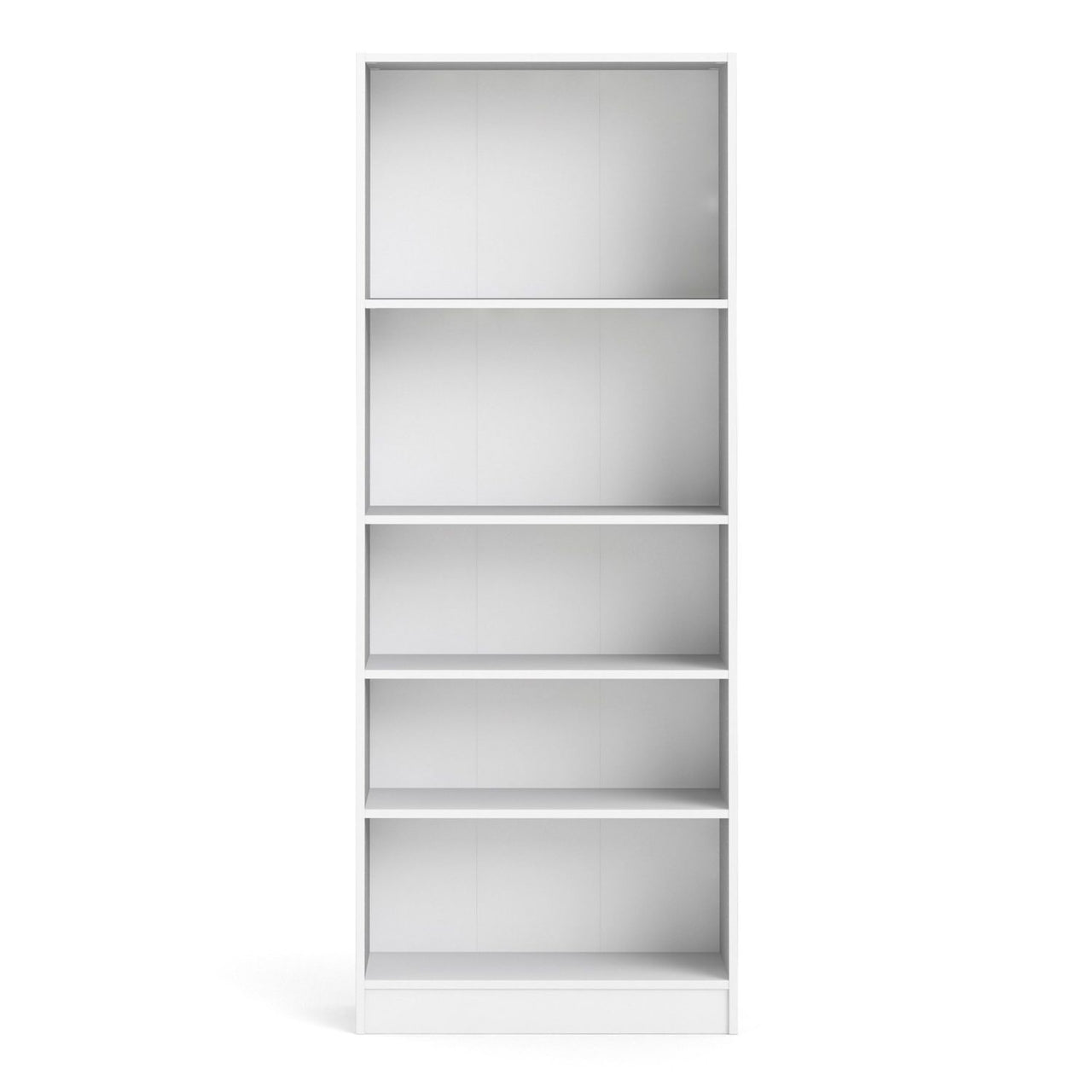 White Tall Wide Open Bookcase