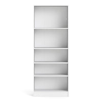 Thumbnail for White Tall Wide Open Bookcase