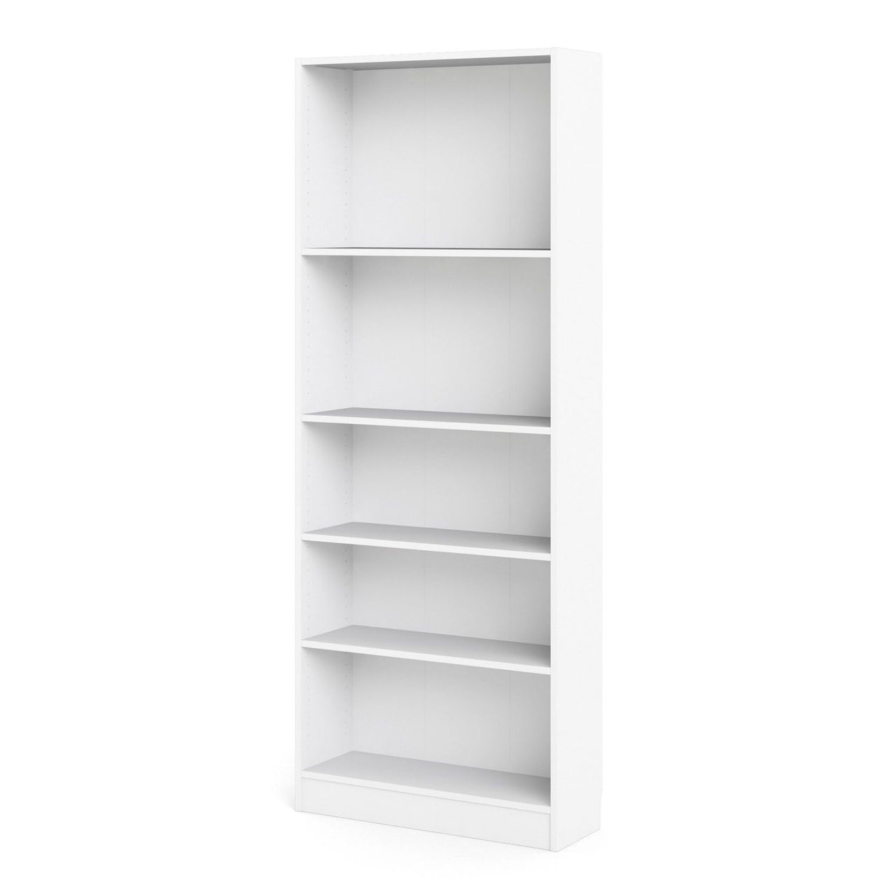 White Tall Wide Open Bookcase