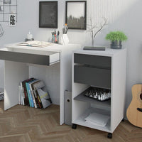 Thumbnail for Function Plus Mobile file cabinet 2 drawers + 1 shelf