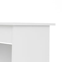 Thumbnail for Function Plus Desk (3+1) handle free Drawer in White