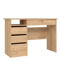 Thumbnail for Function Plus Desk (3+1) handle free Drawer in Jackson Hickory Oak