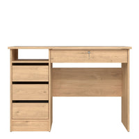 Thumbnail for Function Plus Desk (3+1) handle free Drawer in Jackson Hickory Oak