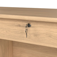 Thumbnail for Function Plus Desk (3+1) handle free Drawer in Jackson Hickory Oak