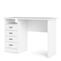 Thumbnail for Function Plus 4 Drawer Desk in White