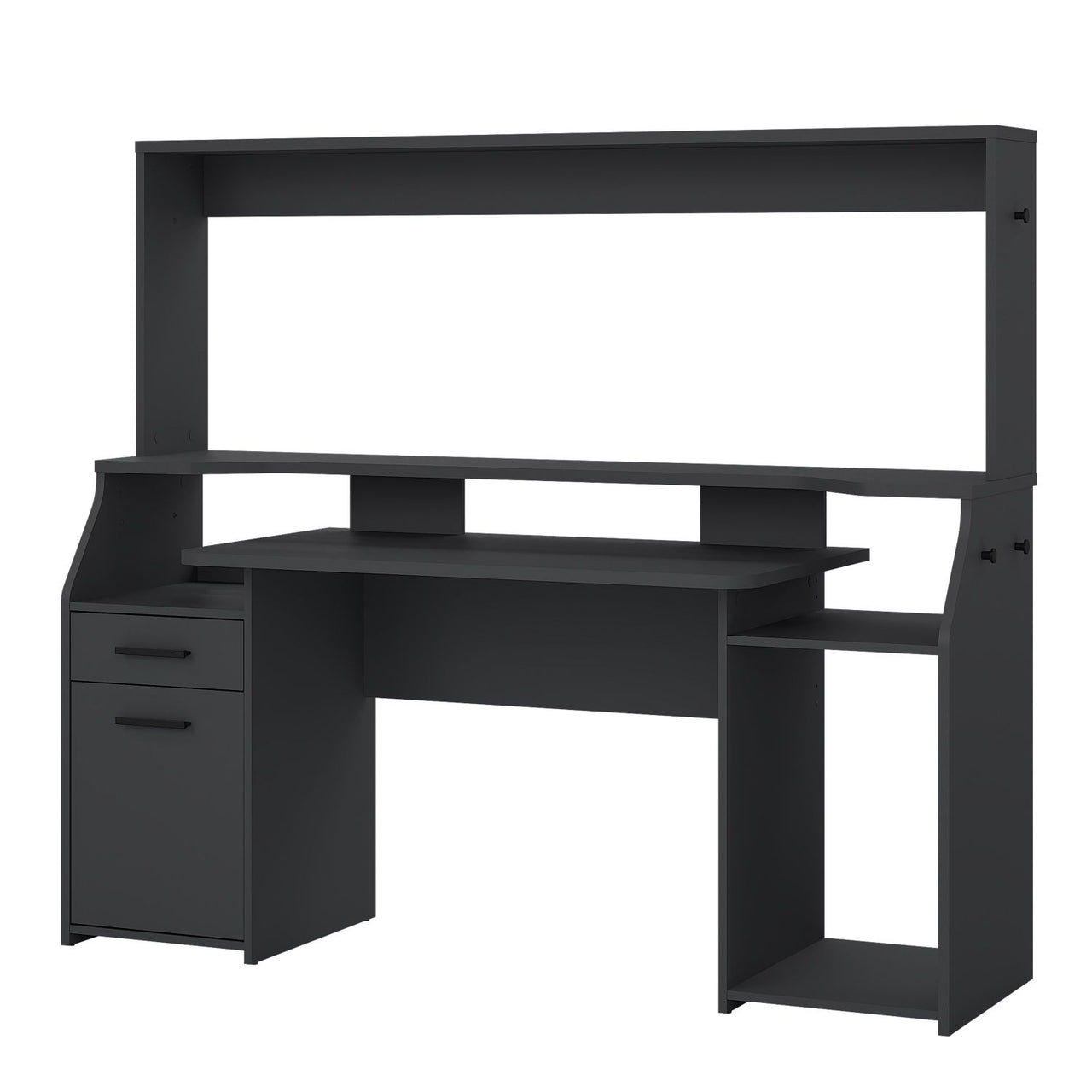 Function Plus Gaming Desk with 1 Door + 1 Drawer