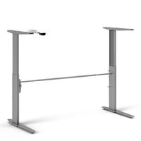 Thumbnail for Desk 150 cm in White With Silver grey steel legs