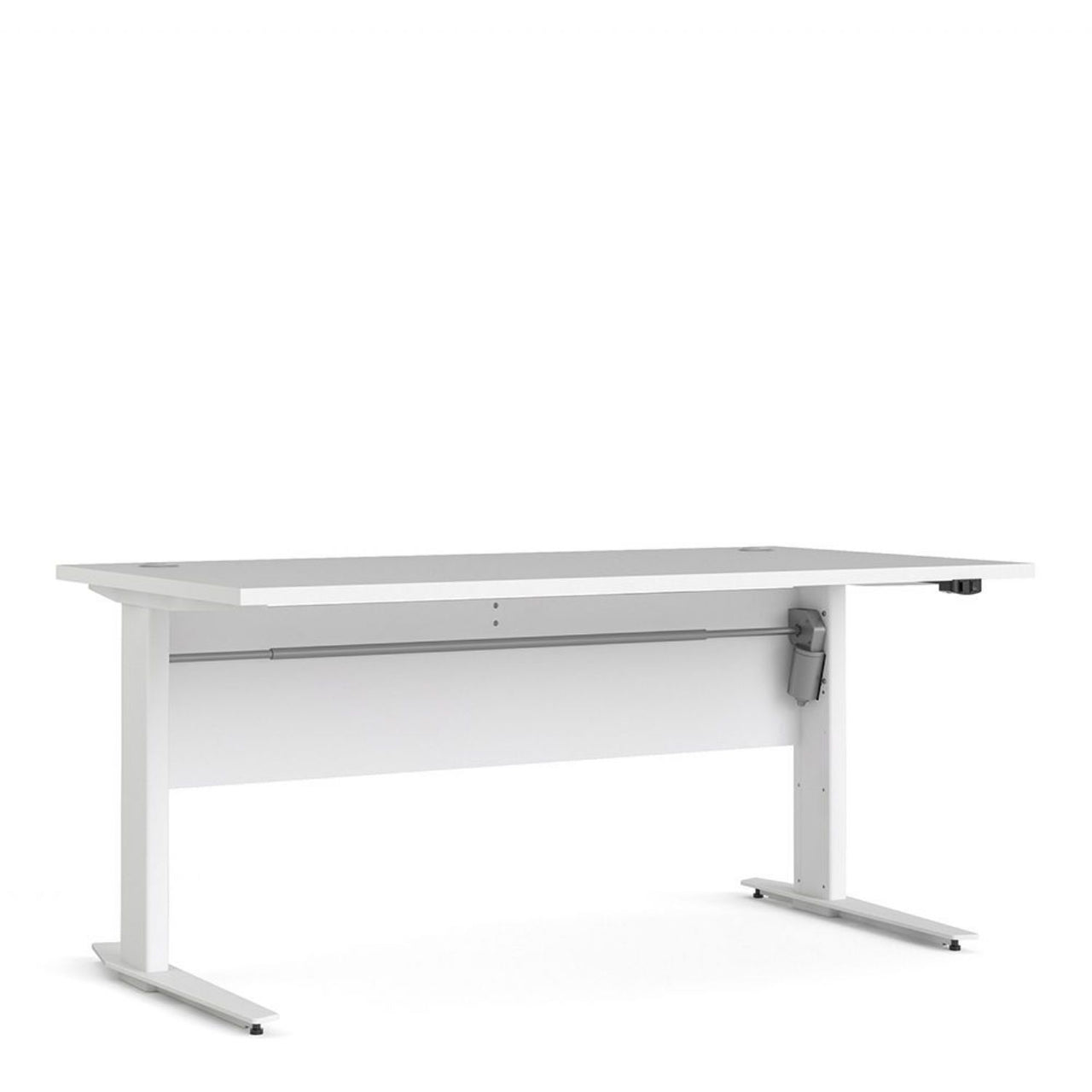 Desk 150 cm in White With White legs