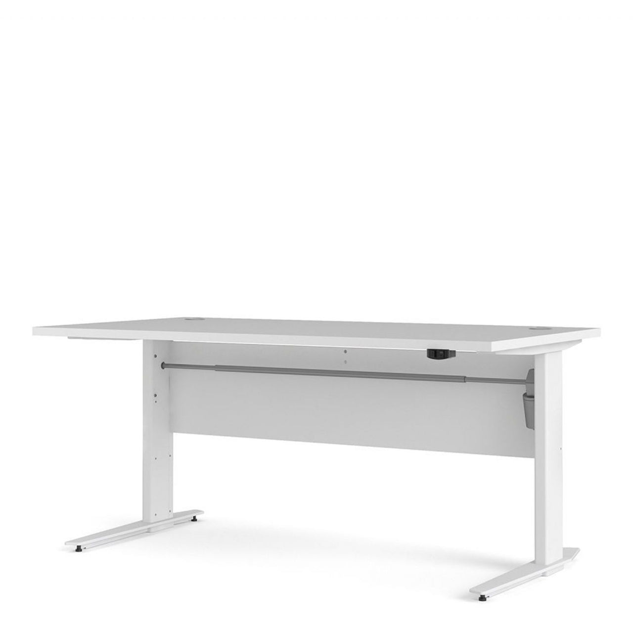 Desk 150 cm in White With White legs