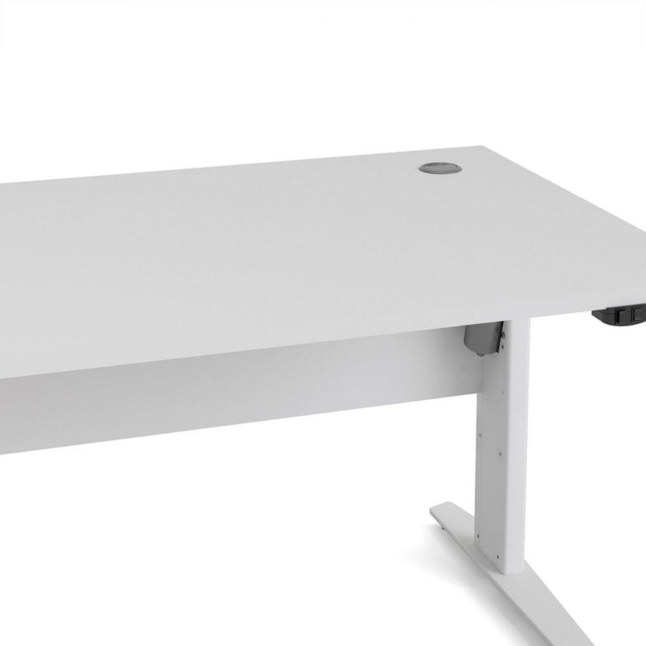 Desk 150 cm in White With White legs