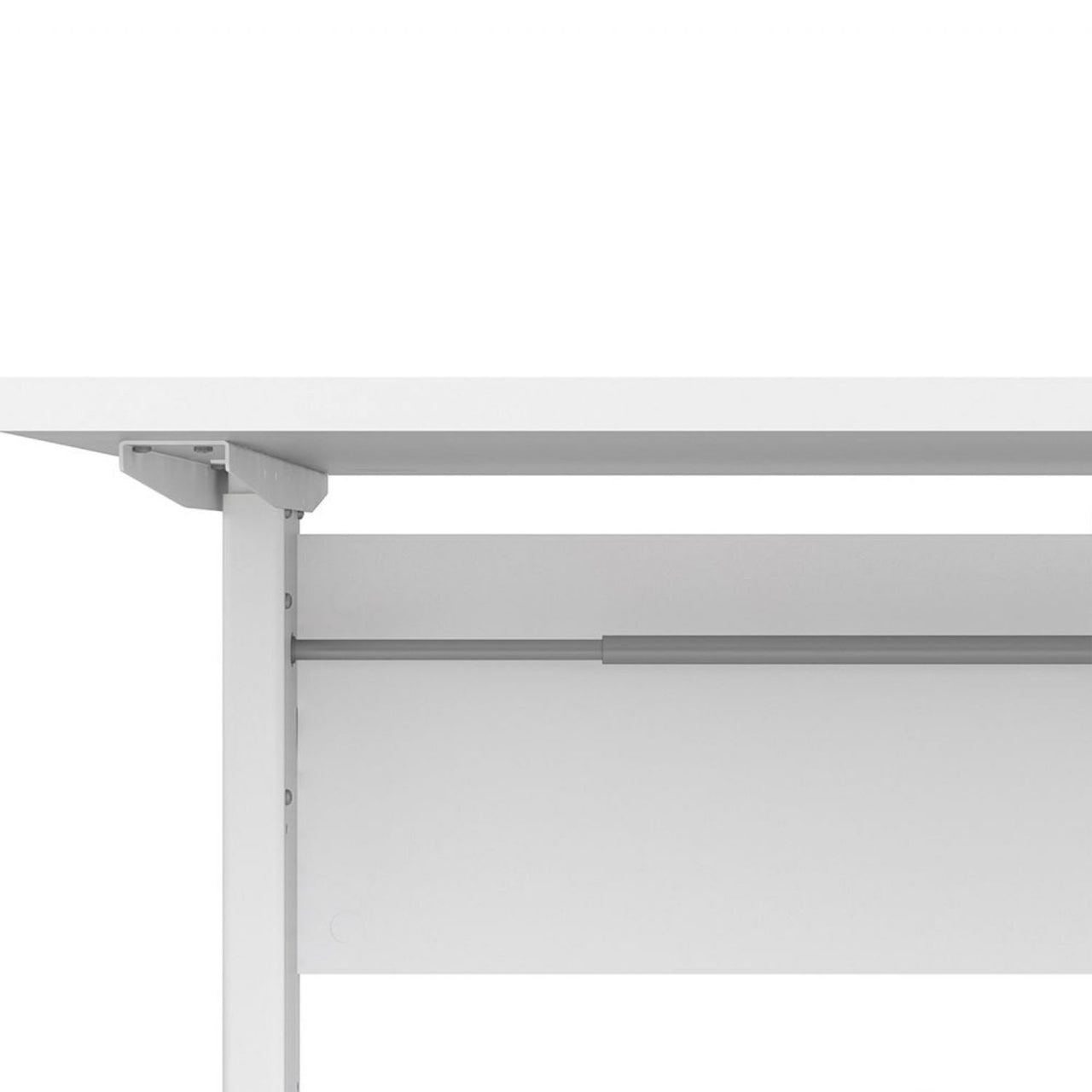 Desk 150 cm in White With White legs