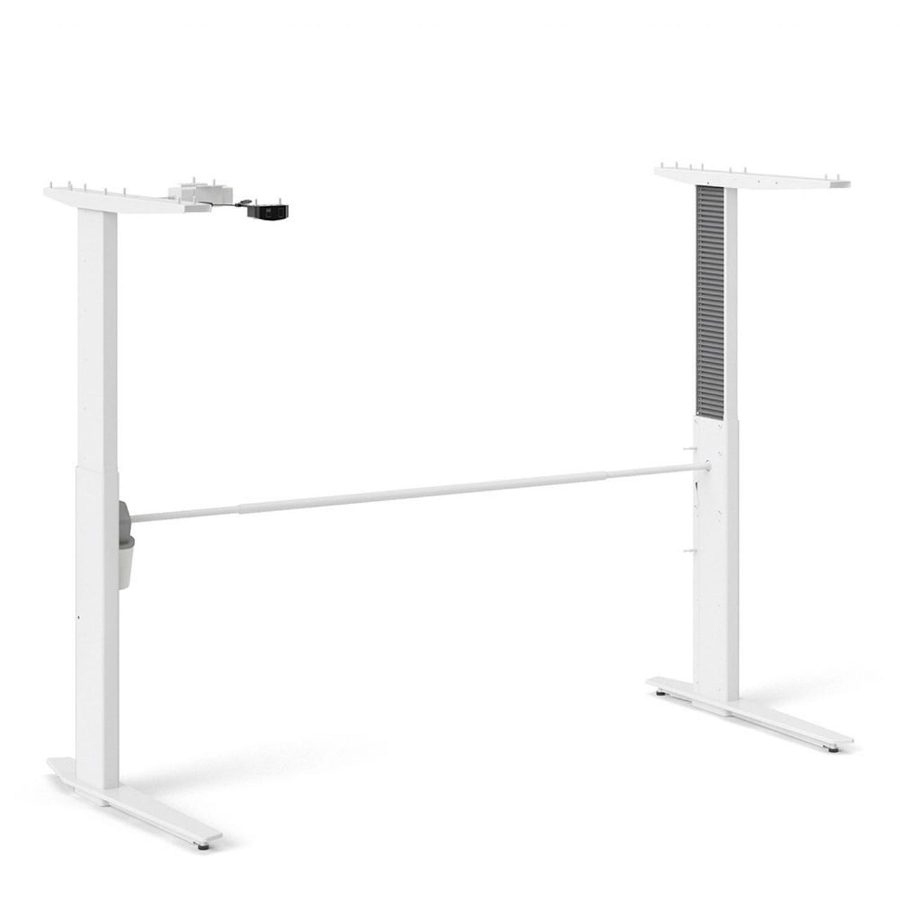 Desk 150 cm in White With White legs