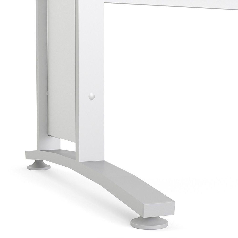 Desk 120 cm in White With White legs