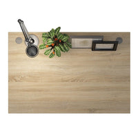 Thumbnail for Desk 120 cm in Oak With Silver grey steel legs