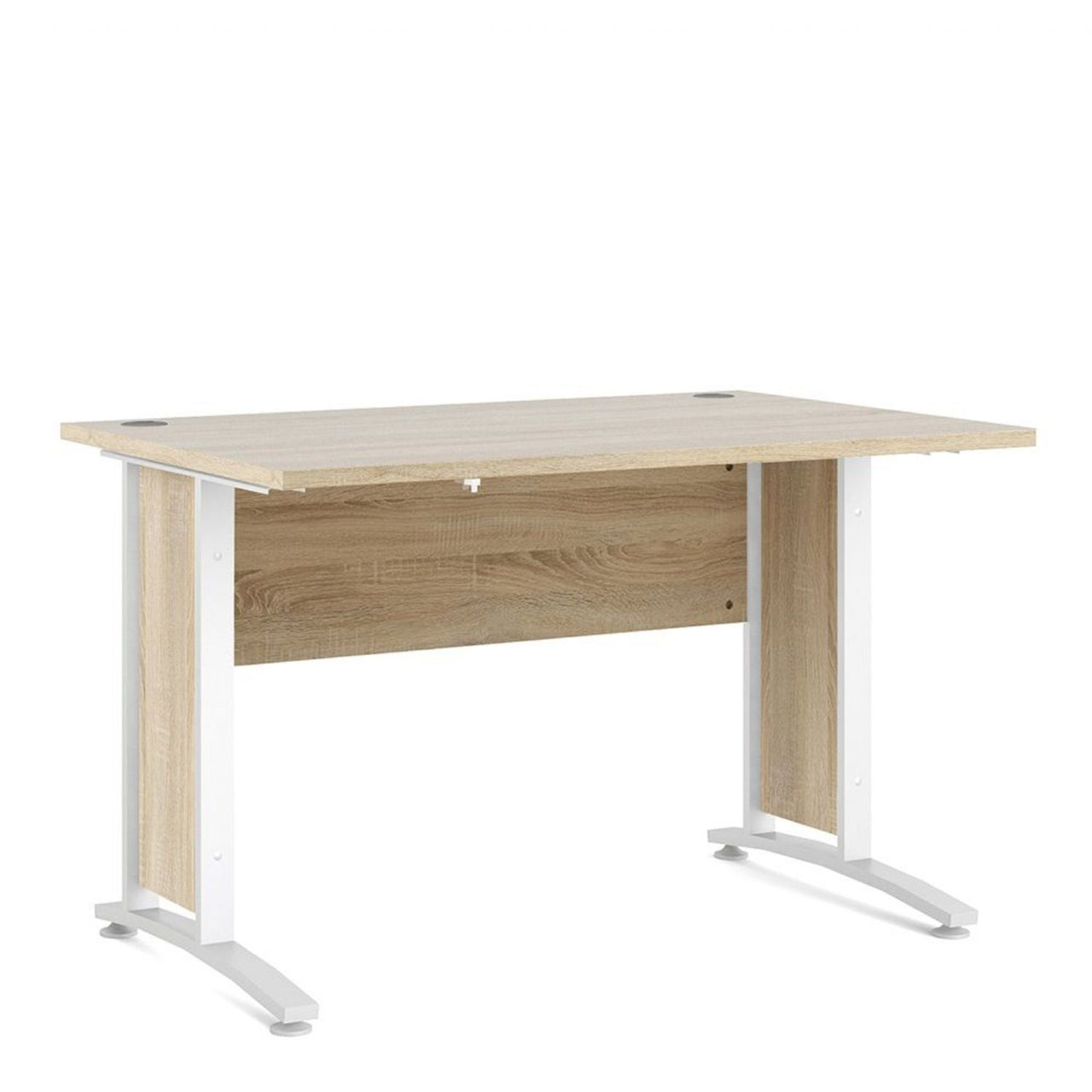 Desk 120 cm in Oak With White legs