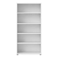 Thumbnail for White Wood Bookcase 4 Shelves