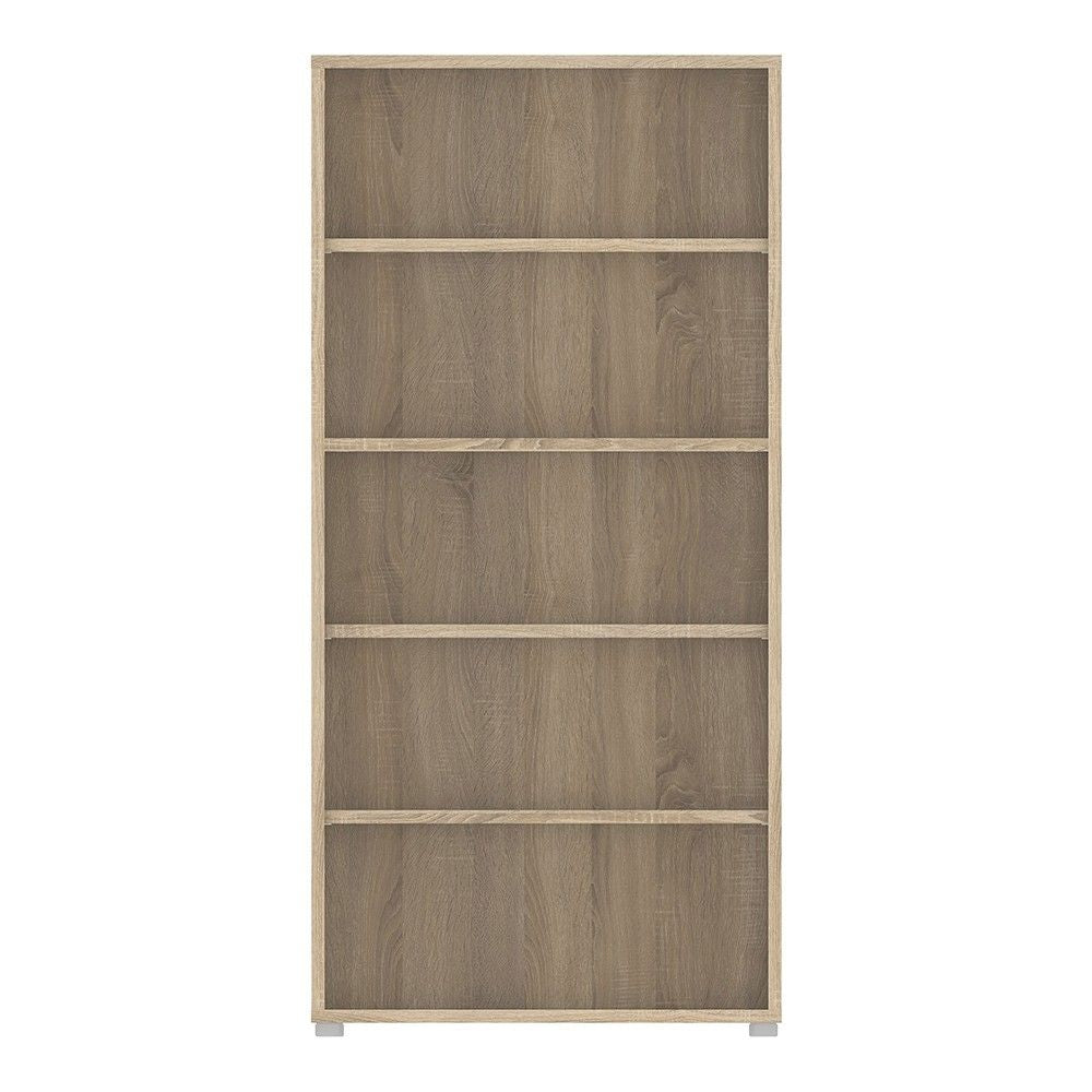 Oak Wood Bookcase 4 Shelves