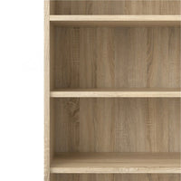 Thumbnail for Bookcase 5 Shelves With 2 Drawers and 2 Doors in Oak