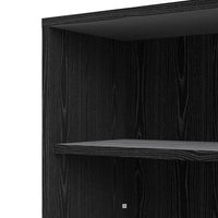 Thumbnail for Bookcase 2 Shelves in Black woodgrain