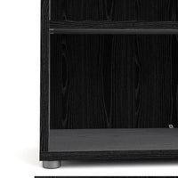 Thumbnail for Bookcase 2 Shelves in Black woodgrain