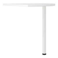 Thumbnail for Corner desk top in White With White legs