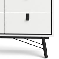 Thumbnail for Ry Double chest of drawers 6 drawers in Matt White