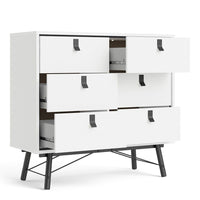 Thumbnail for Ry Double chest of drawers 6 drawers in Matt White