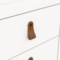 Thumbnail for Barcelona Bedside Table 2 drawers in White