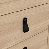 Thumbnail for Barcelona Bedside Table 2 Drawers in Jackson Hickory Oak