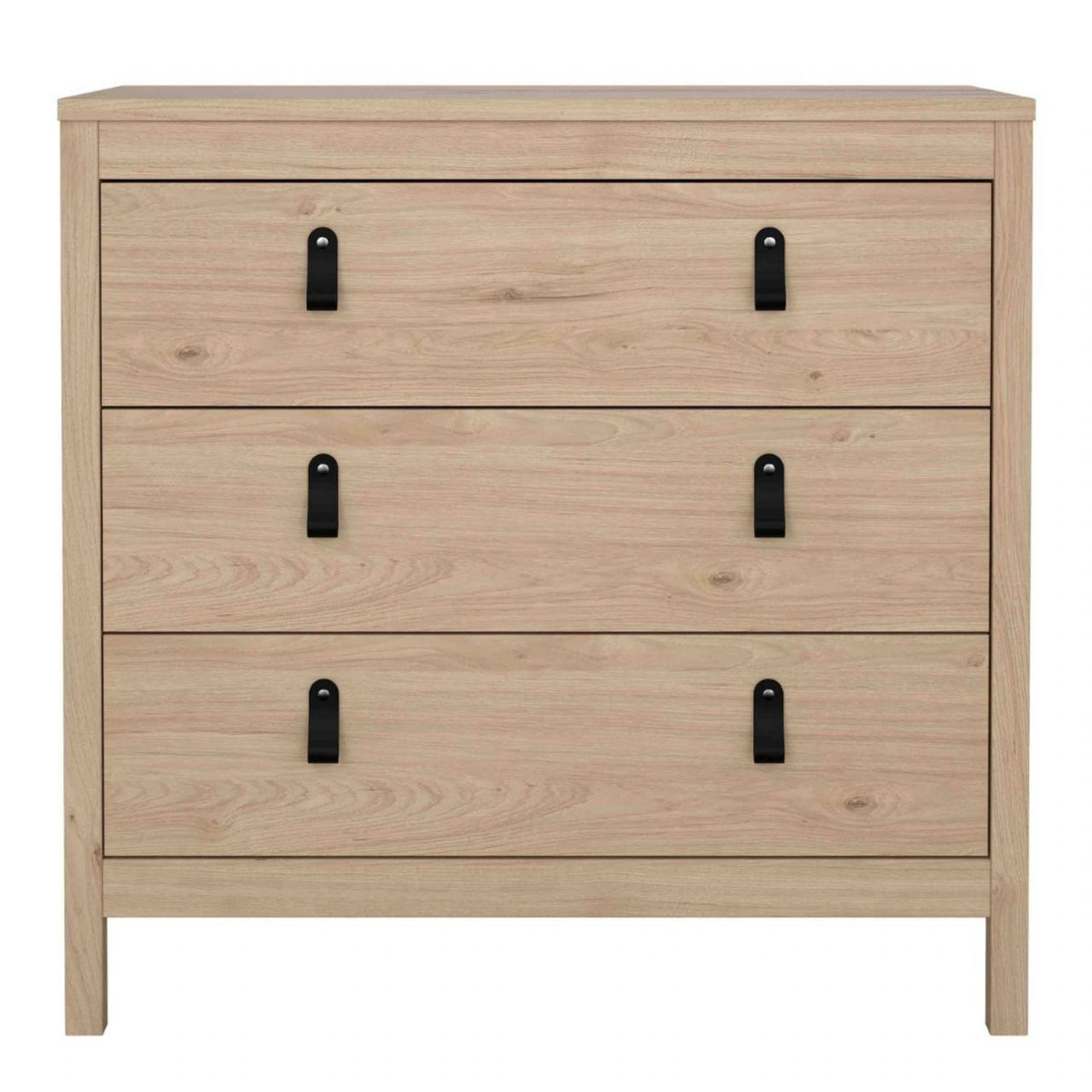 Barcelona Chest 3 Drawers in Jackson Hickory Oak